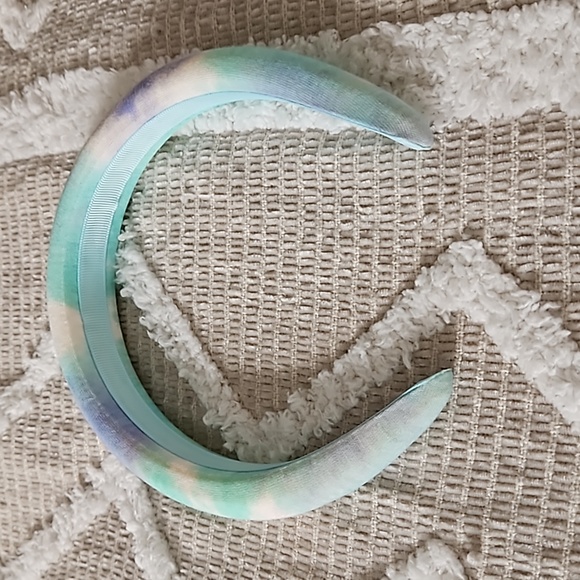 Women's J. Crew Tie Dye Puffer Headband - Picture 3 of 3
